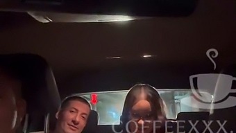 Азиатската Съпруга Лина Накамура Получава Задника Си Изпълнен От Шофьора На Uber Джон Кафе